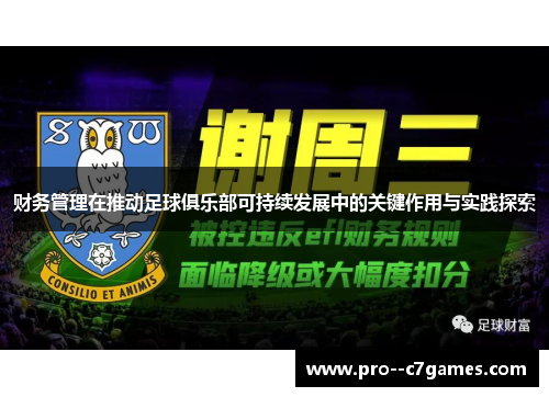 财务管理在推动足球俱乐部可持续发展中的关键作用与实践探索