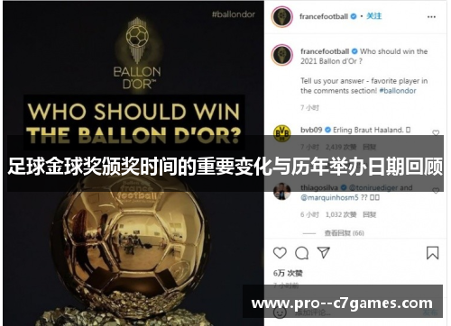 足球金球奖颁奖时间的重要变化与历年举办日期回顾